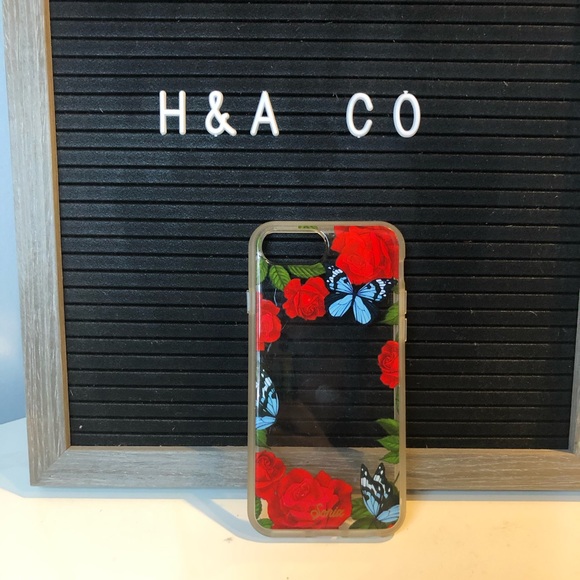 Sonix IPhone 8 Butterfly and Roses Case🦋🌹 - Picture 1 of 4